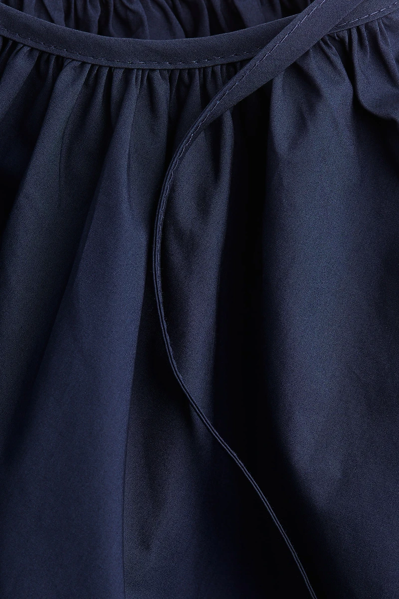Tie-Detail Mini Circle Skirt