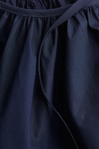 Tie-Detail Mini Circle Skirt