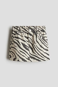 Jupe en sergé de coton