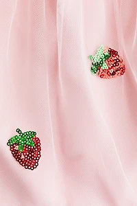 Sequined Tulle Skirt