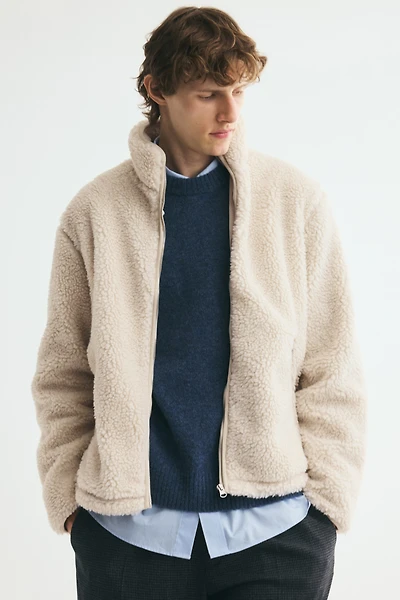 Teddy Fleece Jacket with Zipper