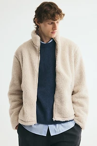 Teddy Fleece Jacket with Zipper