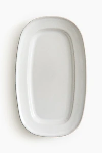 Reactive-Glaze Serving Plate