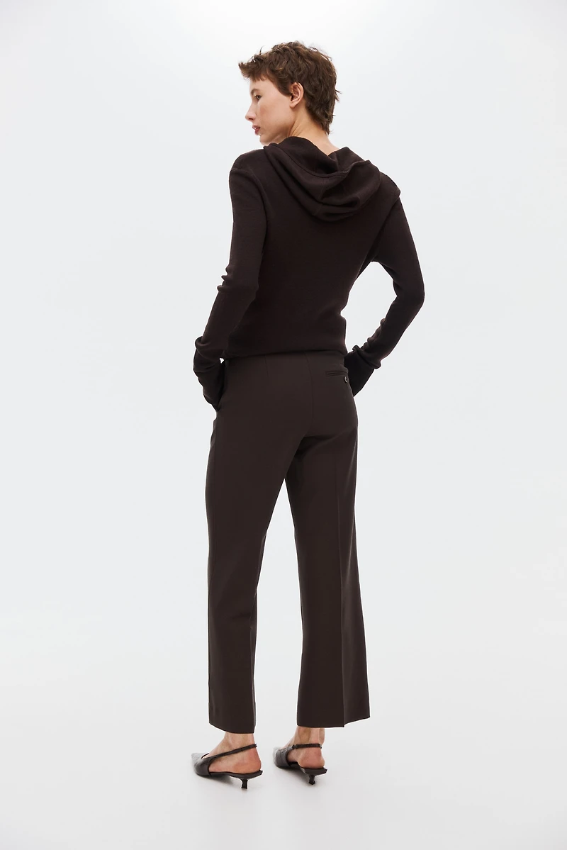 Bootcut Ankle-Length Pants