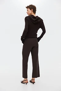 Bootcut Ankle-Length Pants