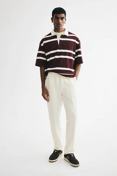 Regular-Fit Interlock Crease-Front Joggers
