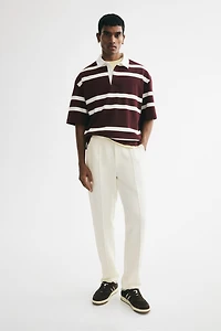 Regular-Fit Interlock Crease-Front Joggers