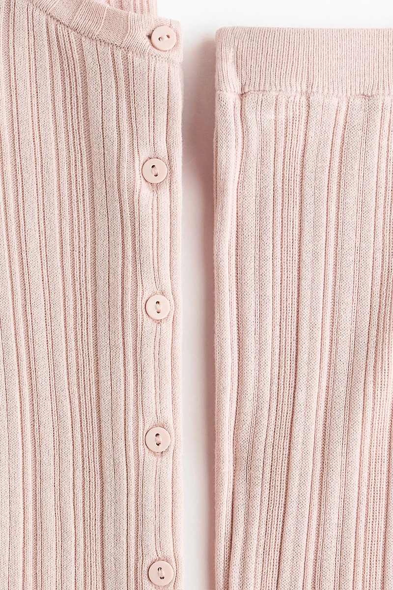 2-Piece Rib-Knit Set