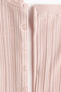 2-Piece Rib-Knit Set