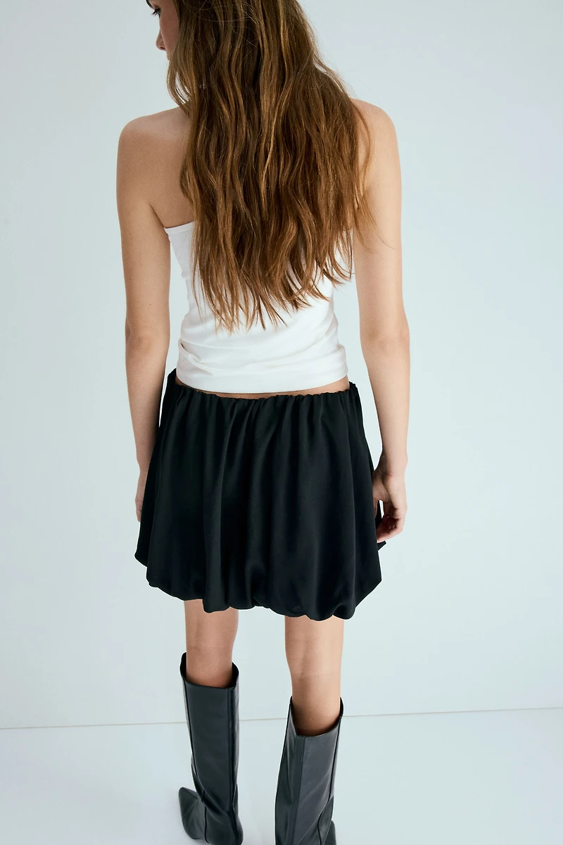 Bubble-Hem Skirt