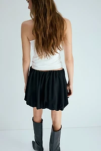 Bubble-Hem Skirt