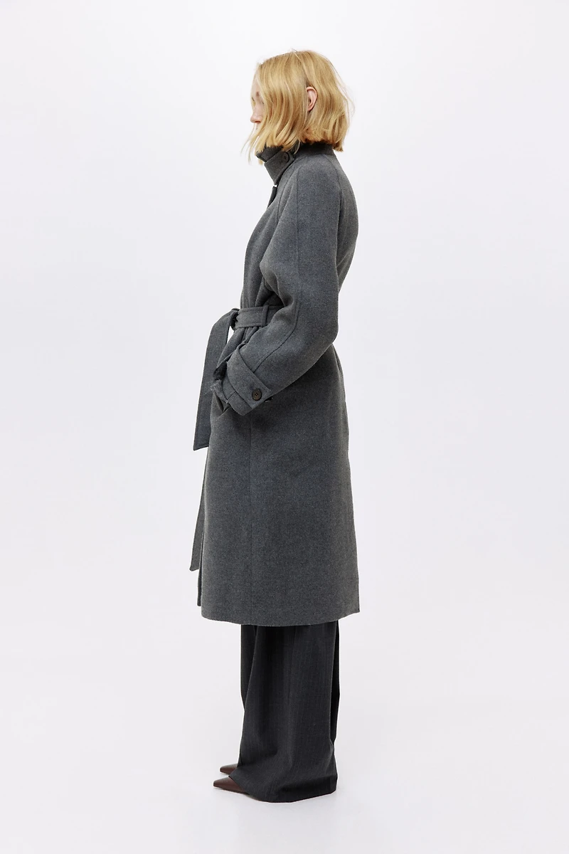 Tie-Belt Coat
