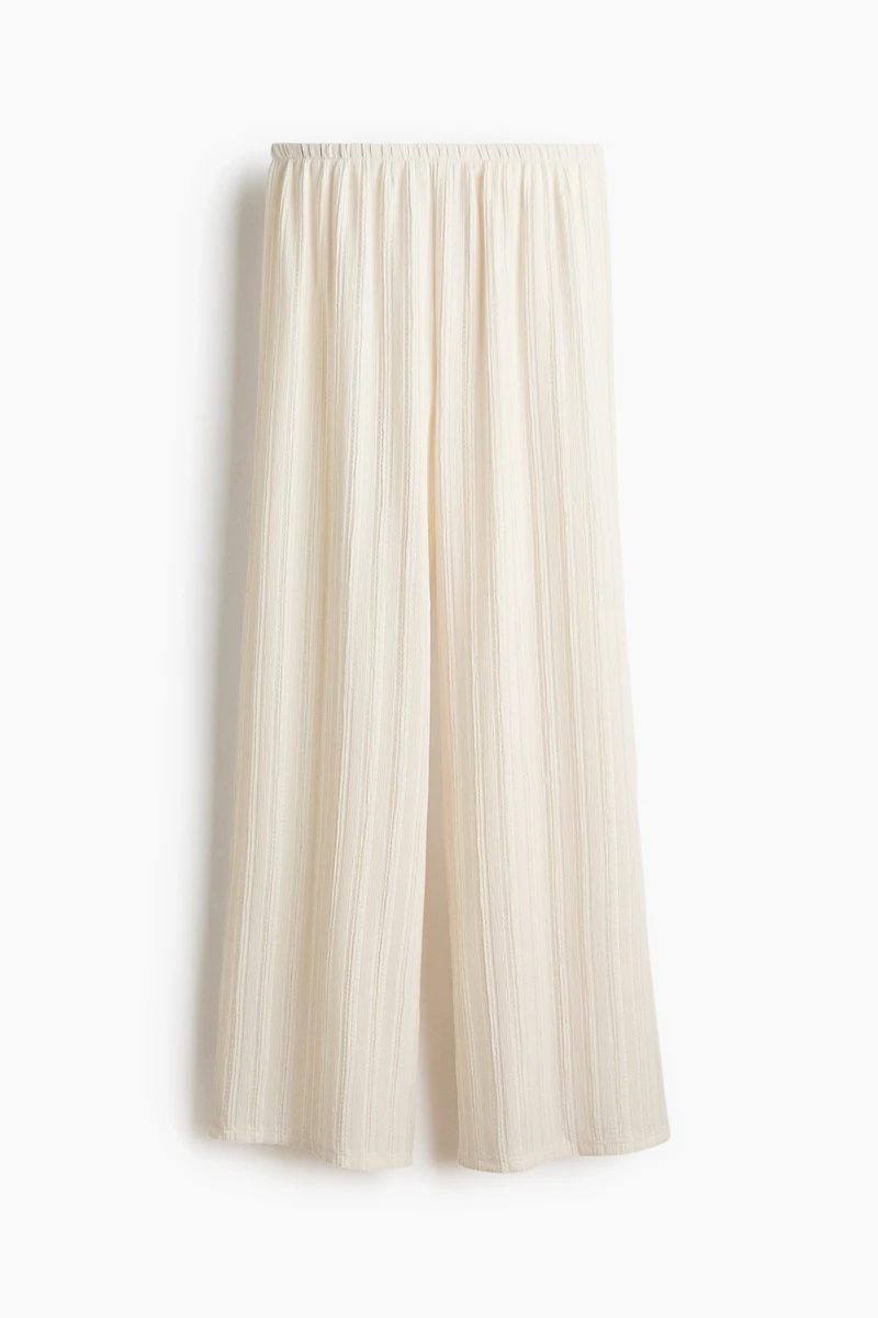 Crinkled Pull-On Pants
