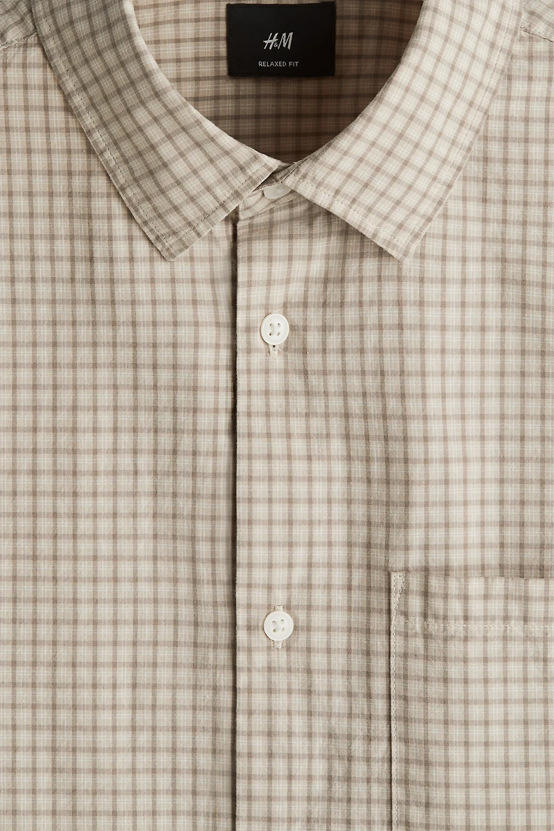 Relaxed-Fit Short-Sleeved Shirt