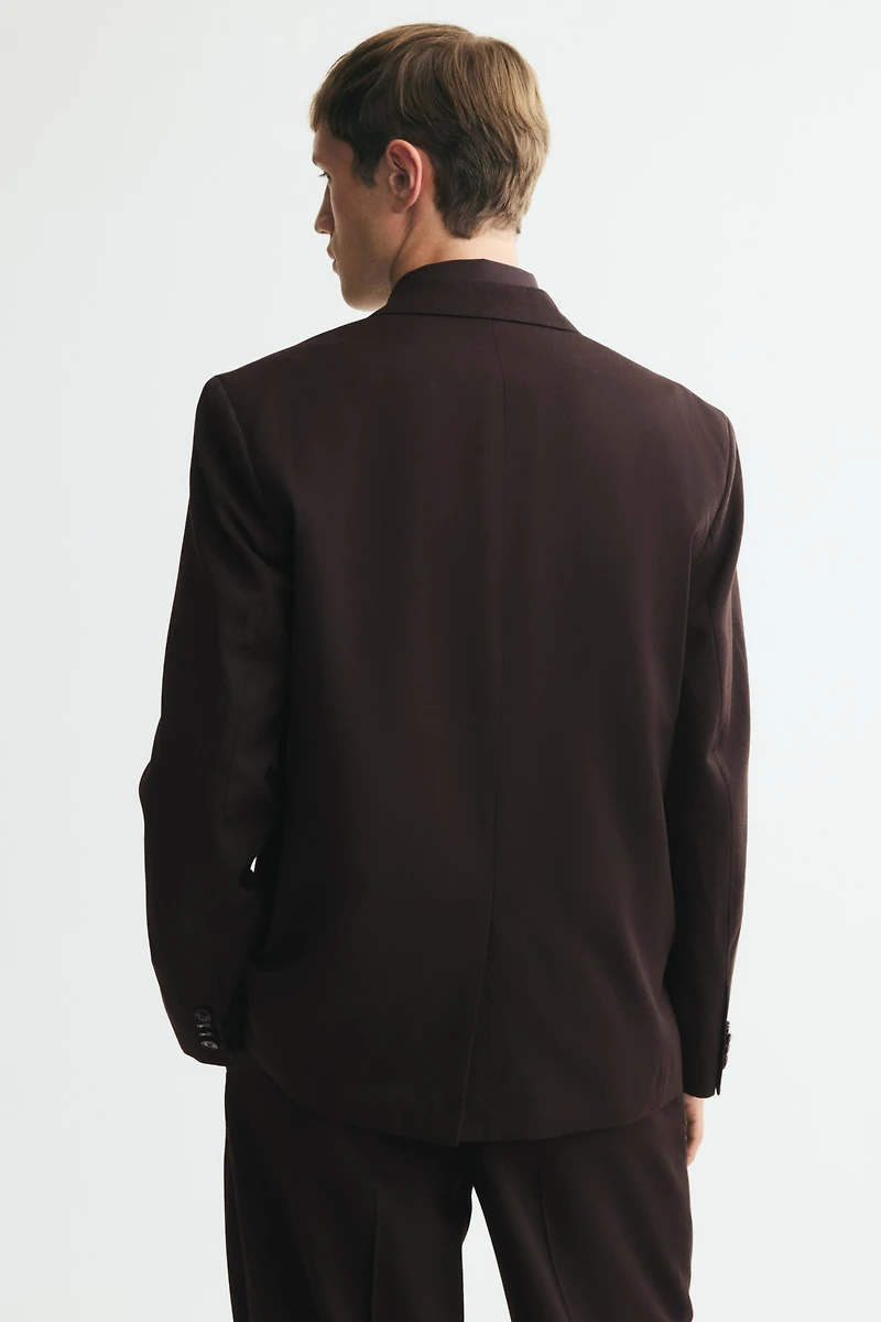 Relaxed-Fit Wool-Blend Suit Jacket