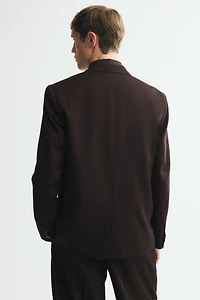 Relaxed-Fit Wool-Blend Suit Jacket