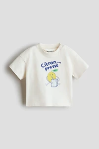 Embroidered-Detail T-Shirt