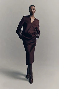 Handmade Wool-Blend Top