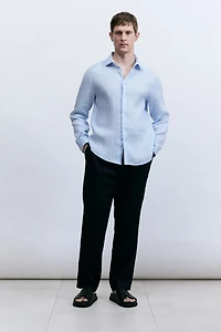 Slim Fit Linen Shirt