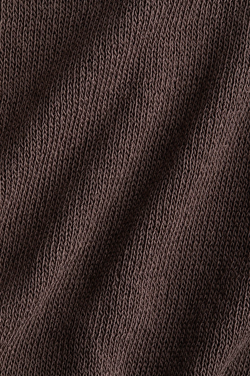 Haut épaules nues à effet drapé