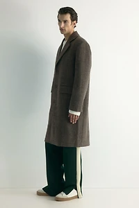 Manteau en laine mélangée