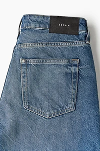 Short en denim flottant Taille Basse