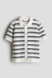 Chemise en tricot texturé