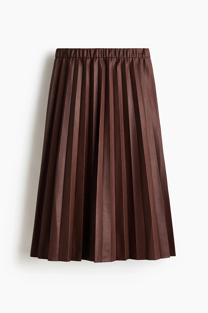 Pleated Midi Skirt