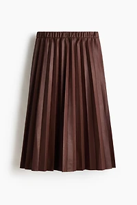 Pleated Midi Skirt