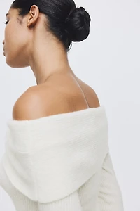 Off-the-Shoulder Sweater