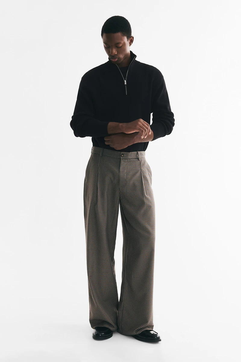 Regular-Fit Half-Zip Sweater