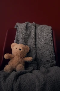 Couverture en tissu peluche