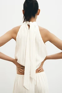 Textured Jersey Top
