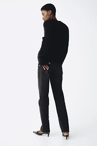 MAMA Slim Straight High Jeans