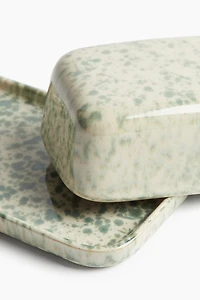 Stoneware Butter Dish