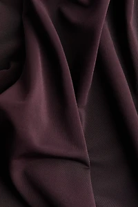 Draped Bubble-Hem Top