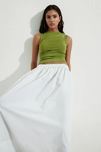 Draped Sleeveless Top