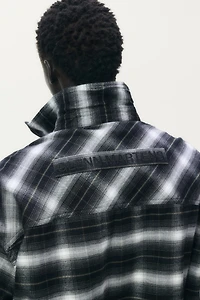 Surchemise entoilée en flanelle