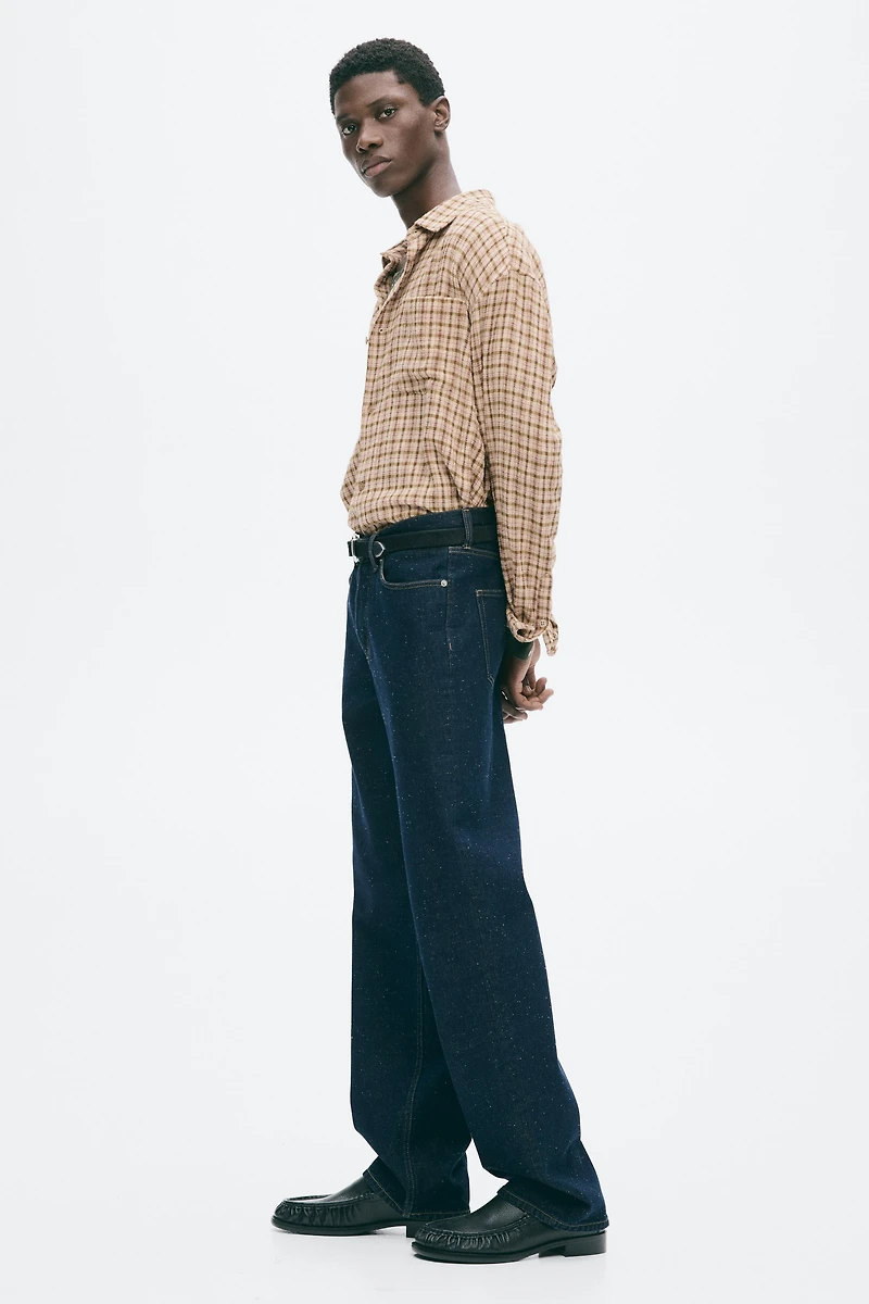 Relaxed-Fit Textured-Weave Shirt