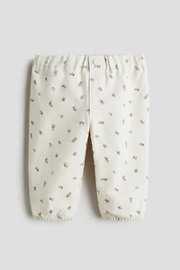 Pantalon en sergé de coton imprimé