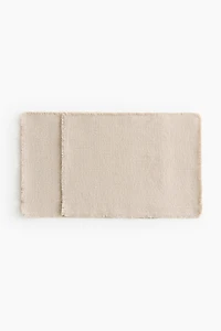 Lot de 2 napperons en jute mélangé