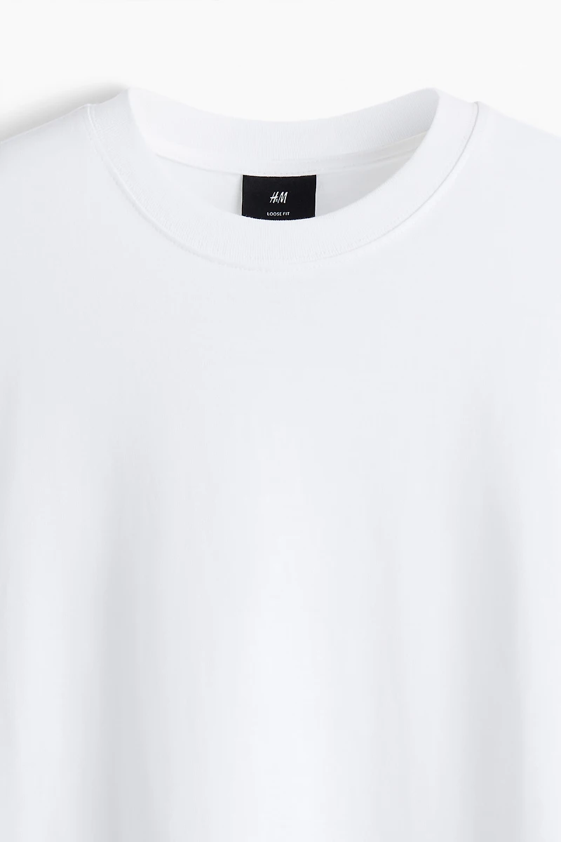 Loose-Fit Long-Sleeved Jersey Shirt