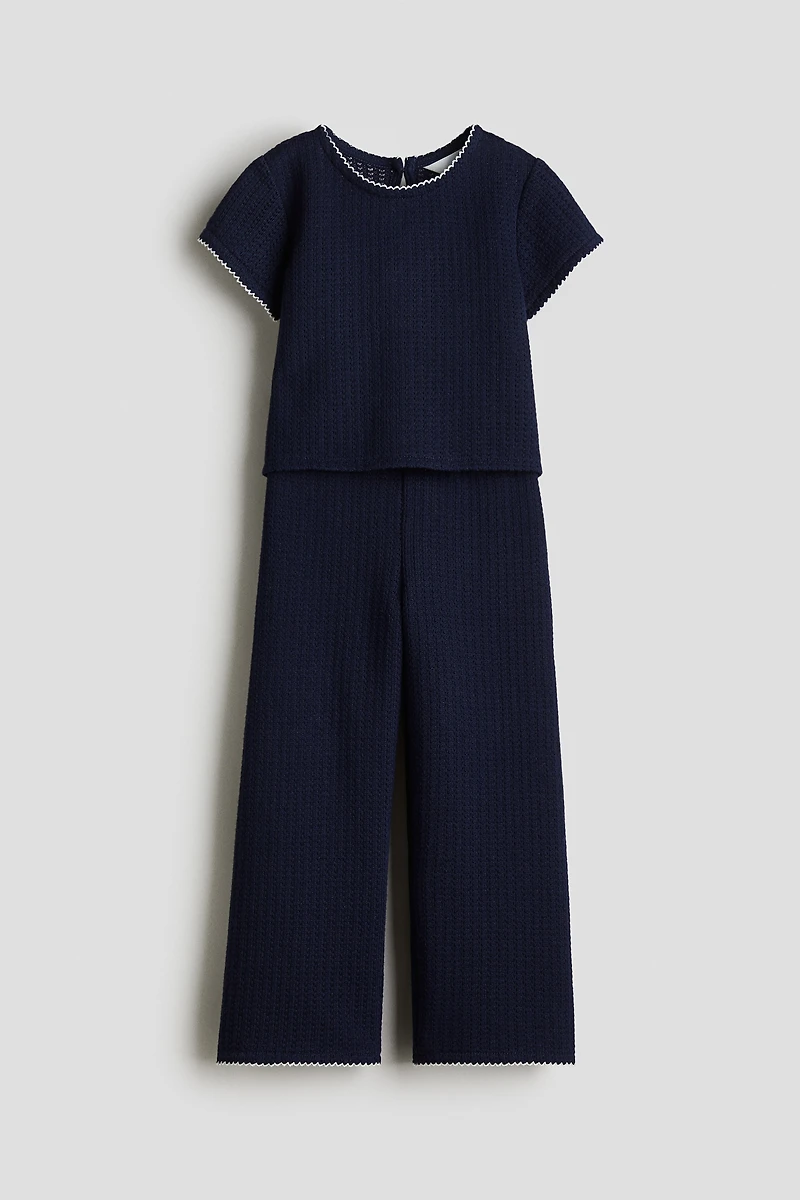 2-Piece Jacquard-Knit Set