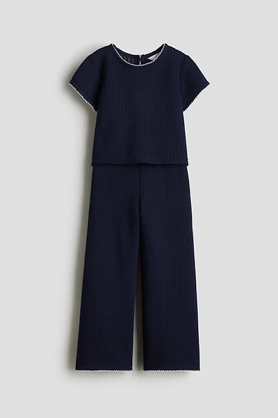 2-Piece Jacquard-Knit Set