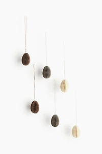 Lot de 6 décorations Pâques