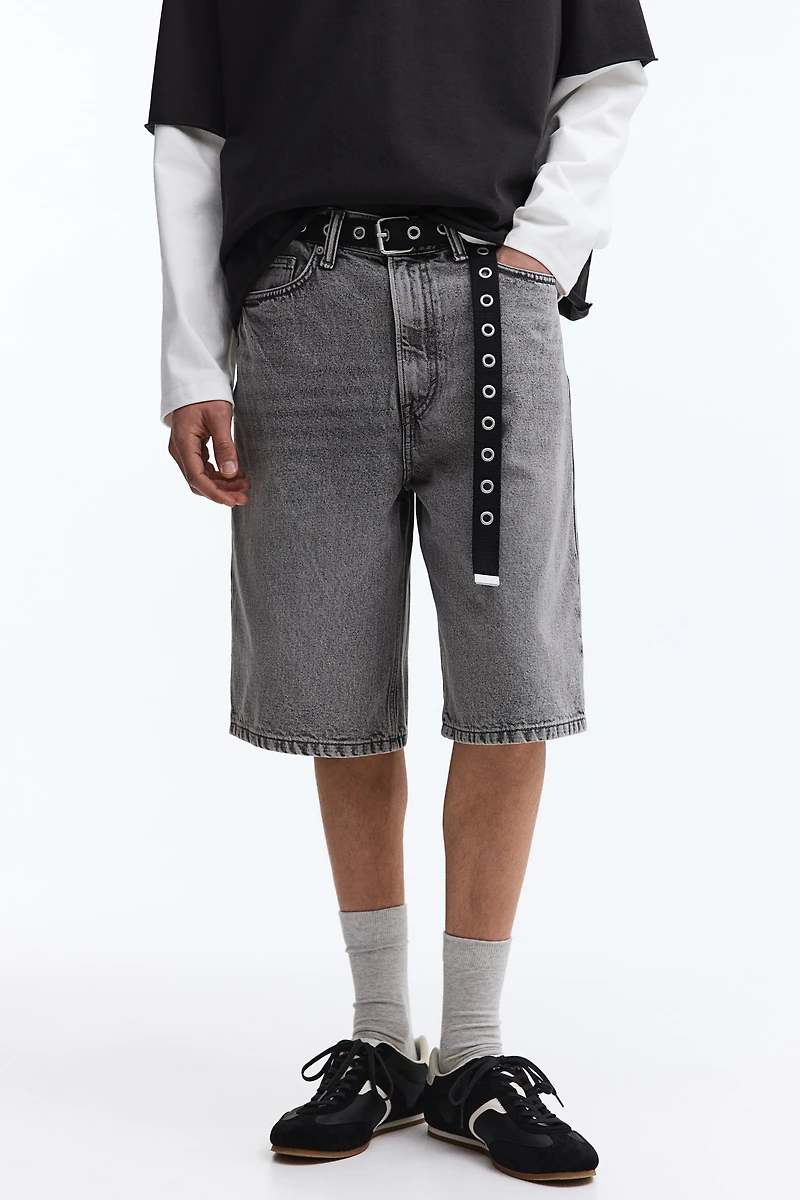 Baggy Denim Shorts