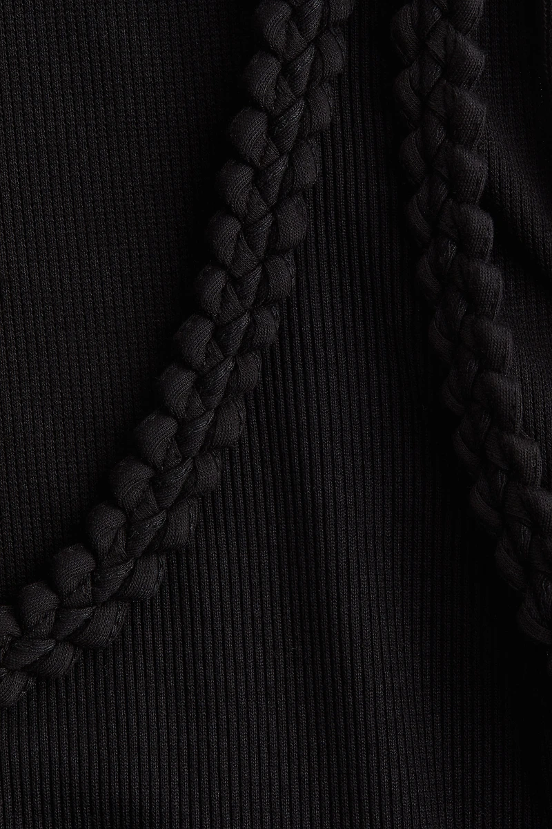 Braided-Detail Dress