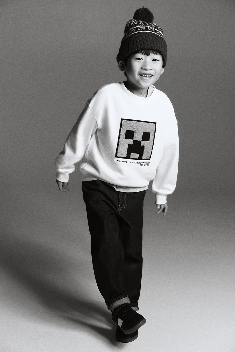 Oversized Printed Sweatshirt