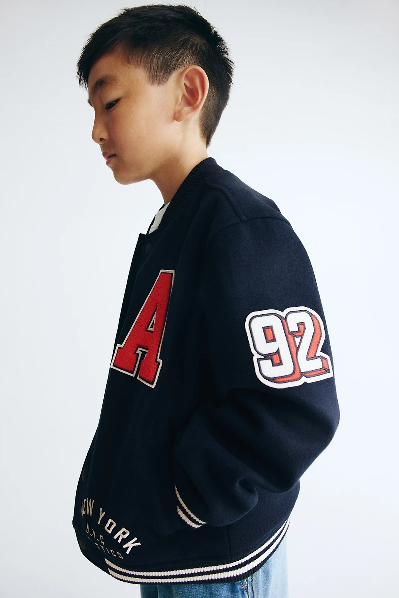 Blouson de baseball à motifs
