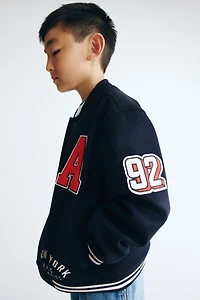 Blouson de baseball à motifs